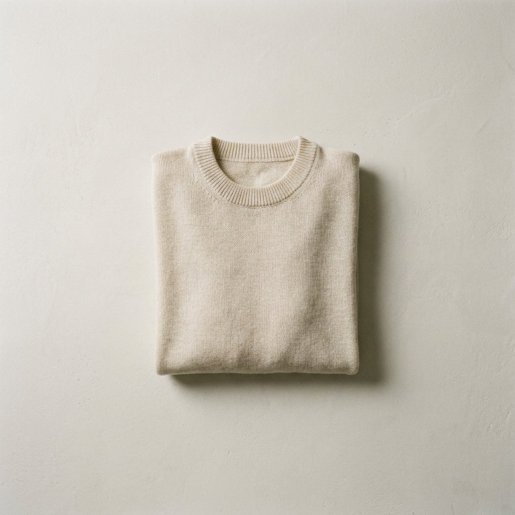 [TEX-JER-MER-CR] Jersey de lana merina cuello redondo